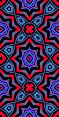 Fractodome Colorful Seamless Fractal Patterns