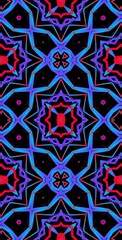 Fractodome Colorful Seamless Fractal Patterns