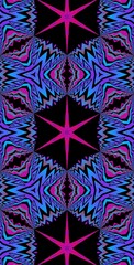 Fractodome Colorful Seamless Fractal Patterns