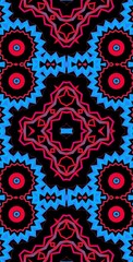 Fractodome Colorful Seamless Fractal Patterns