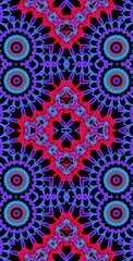 Fractodome Colorful Seamless Fractal Patterns