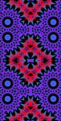 Fractodome Colorful Seamless Fractal Patterns