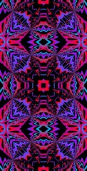 Fractodome Colorful Seamless Fractal Patterns