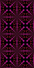 Fractodome Colorful Seamless Fractal Patterns