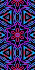 Fractodome Colorful Seamless Fractal Patterns