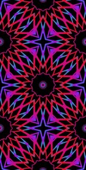 Fractodome Colorful Seamless Fractal Patterns