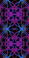 Fractodome Colorful Seamless Fractal Patterns