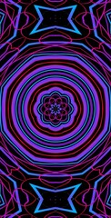 Fractodome Colorful Seamless Fractal Patterns