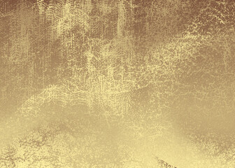 Golden Abstract  decorative paper texture  background  for  artwork  - Illustration