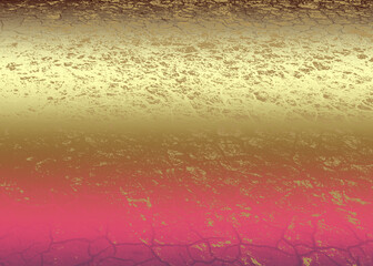 Golden Abstract  decorative paper texture  background  for  artwork  - Illustration