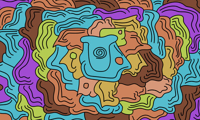 Colorful Abstract Background Template for Web Design, Landing page, and Print Material.