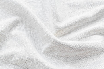 Obraz premium natural fabric linen texture for design. sackcloth textured backdrop. White Canvas for Background.