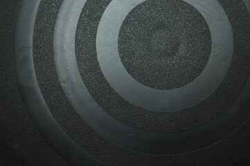 black texture background with circle shape line