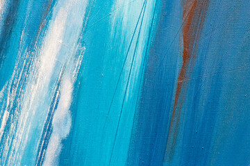 colorful brush strokes on canvas