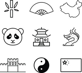 china icon set