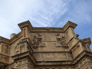 Fototapeta na wymiar [Spain] Exterior of The Royal Monastery of St. Jerome (Granada)