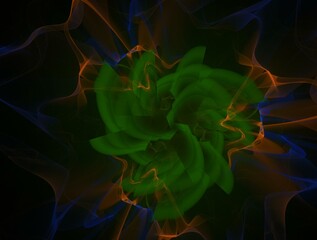 Imaginatory fractal abstract background Image