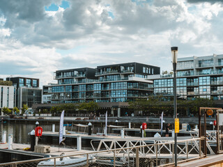 city canal in the country