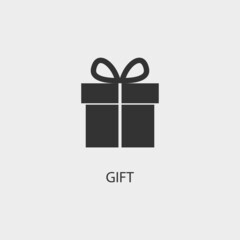 Present vector icon illustration sign