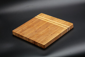Wooden board for kitchen isolated