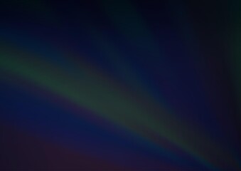 Dark BLUE vector blurred and colored background.