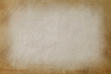 Vintage paper texture background, grunge old retro rustic cardboard clean brown empty blank space page