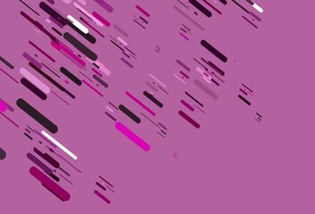 Light Pink vector background with straight lines.