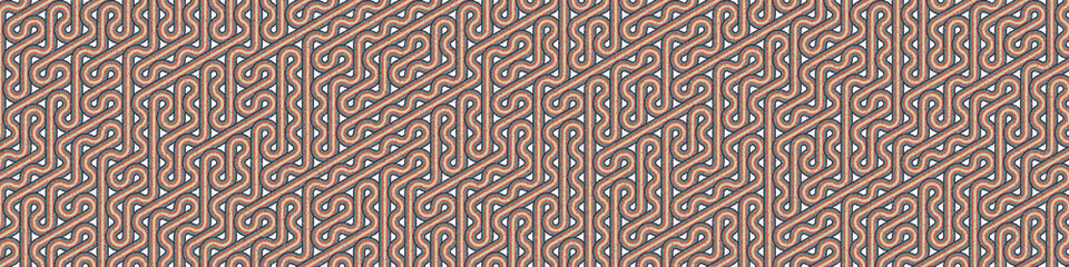 Colour Hexagon Tile Connection art background design illustration