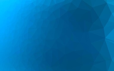 Light BLUE vector polygonal background.