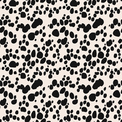  Dalmatian dog fur texture seamless pattern