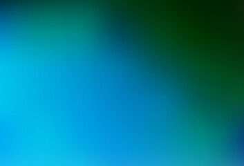 Light Blue, Green vector blurred bright background.