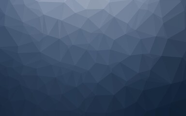 Dark BLUE vector shining triangular pattern.