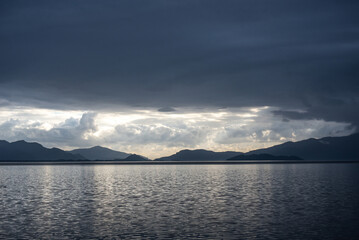 Koycegiz lake scenic landscape view, Dalyan, Turkey