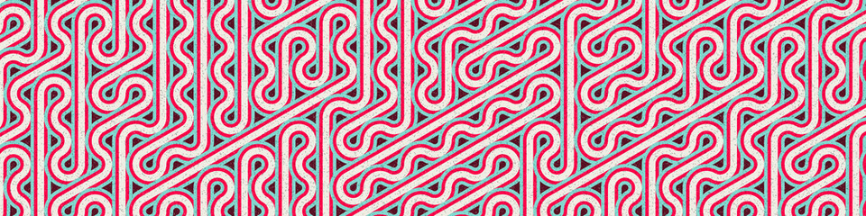 Colour Hexagon Tile Connection art background design illustration