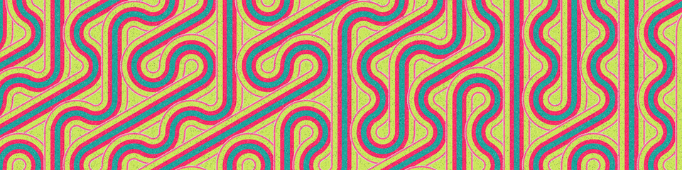 Fototapeta na wymiar Colour Hexagon Tile Connection art background design illustration