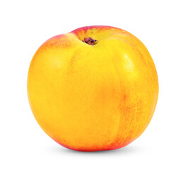 Nectarine fruit isolated on white