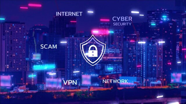 Hacker technology, cybersecurity VPN Virtual Private Network cybercrime protection, mobile digital wallet online secure payment protection security, blockchain crypto currency 
