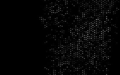 Dark Silver, Gray vector backdrop with dots.