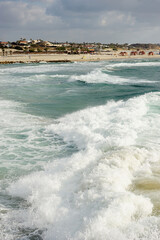 Mediterranean coast in southern Israel near the city of Ashkelon