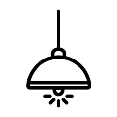 Obraz premium chandelier icon