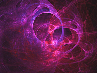 Fototapeta na wymiar Abstract fractal art background, suggestive of astronomy and nebula. Computer generated fractal illustration art nebula.