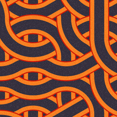 Colour Hexagon Tile Connection art background design illustration