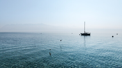 Lac Léman les Alpes Suisse © fabrice