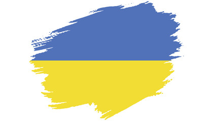 Ukraine National Flag Illustration