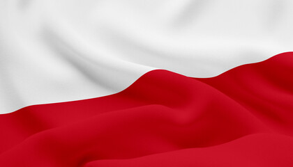 Poland National Flag Illustration
