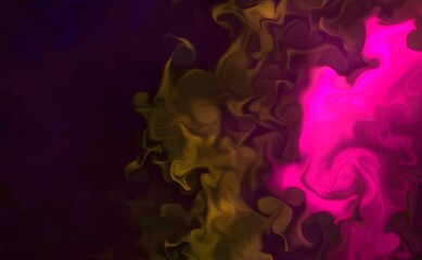 Beautiful abstract ART background - random free mixing of paints in technique of liquid acrylic. Artistic image of swirl veins marble texture in turquoise beige tones.