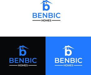 letter B home logo