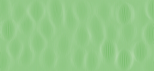 background with abstract green colored vector wave lines pattern	
