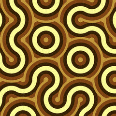 Colour Hexagon Tile Connection art background design illustration