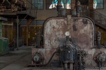 Old abandoned Art Nouveau factory 